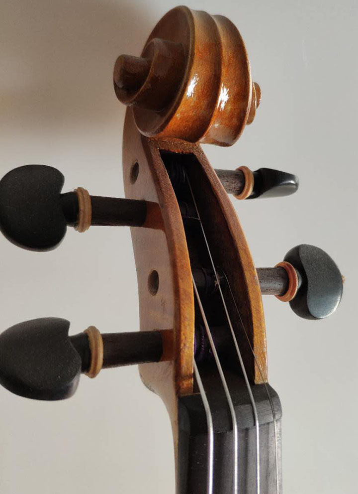 川料獨板虎紋楓4/4小提琴