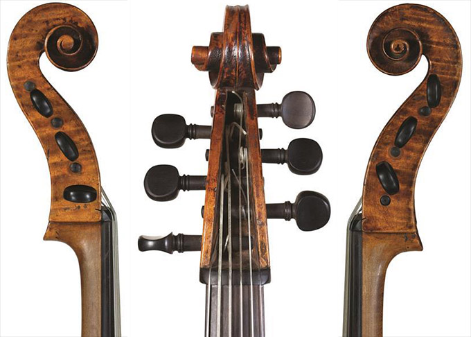 吉拉莫·阿馬蒂1611年中提琴琴頭